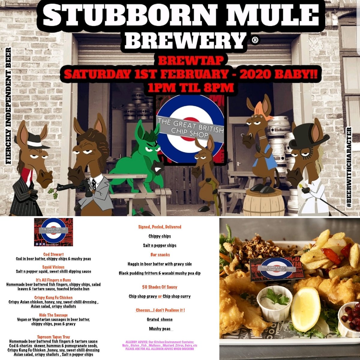 Kicking off the first brewtap for #2020 in style. Can't wait for this! First time for these guys. #getinmybelly 😁🤣

#altrincham #manchester #cheshire #microbrewery #brewtap  #streetfood #realale #craftbeer #beerwithcharacter #supportlocal