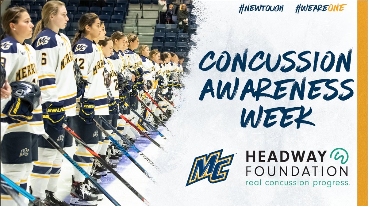 Merrimack_WIH's tweet image. We&apos;re participating in this year&apos;s @HeadwayFDN #ConcussionAwarenessWeek 🧠

Read more on our commitment to brain health and athlete well-being: bit.ly/2uotjp2

#NewTough | #GoMack | #HEAW