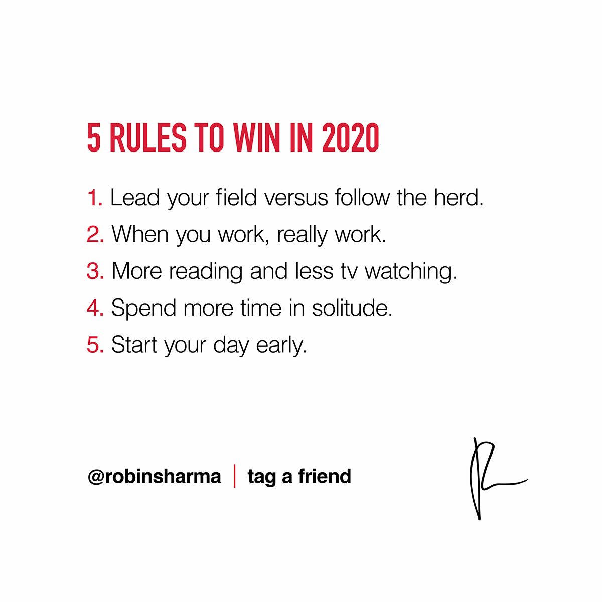 RobinSharma's tweet photo. I genuinely hope this year will be your year. The year you release old hurts, elevate your creativity, scale productivity and release your magic into a world in need of it.

Thank you for your faith in me and my work. I will work even harder for you in 2020. Peace. Robin #quote https://t.co/kh2rfoyGyW