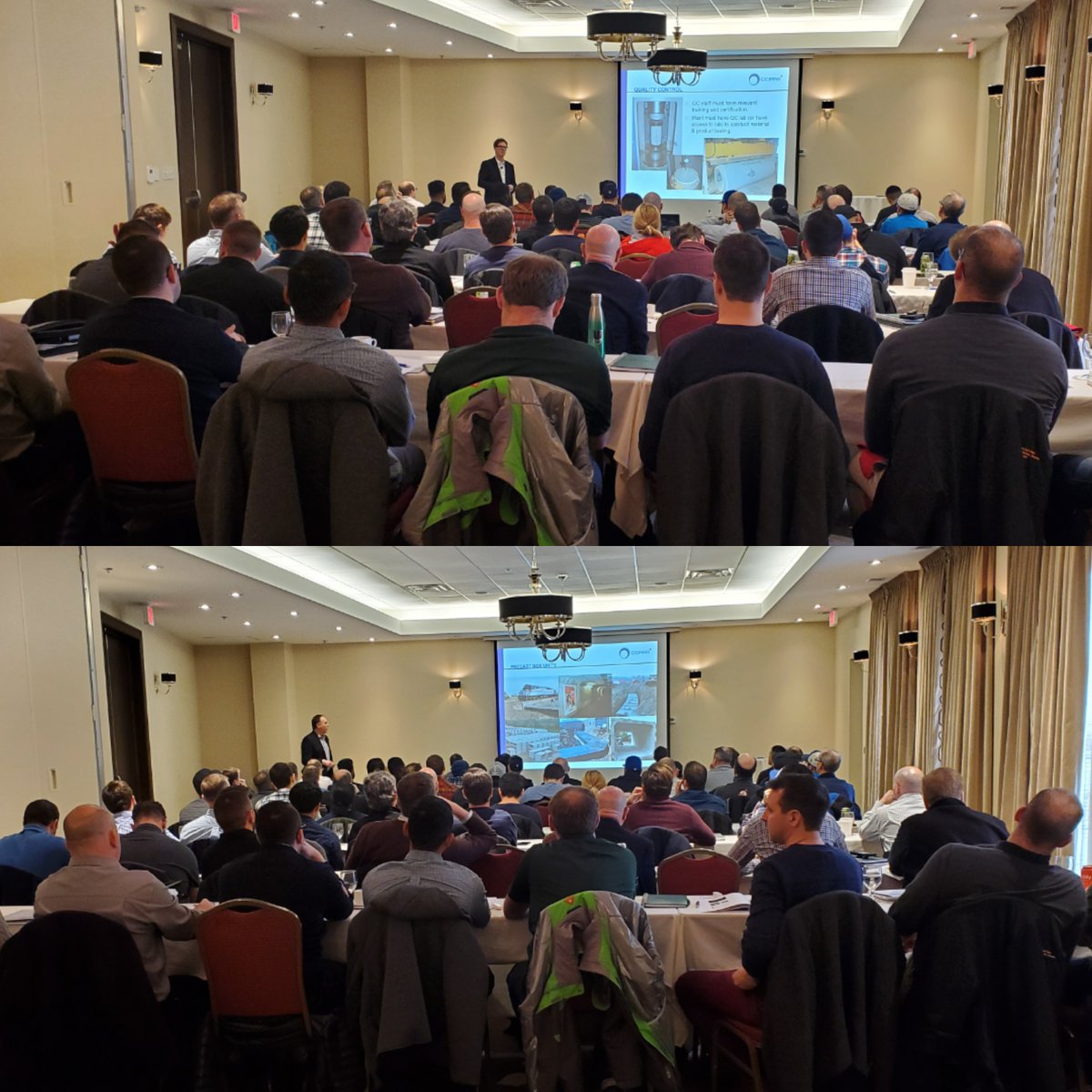 CCPPAconcpipe's tweet photo. Day 1 Ontario Seminars in @CityofLdnOnt Thank you to all the 65 attendees for their great questions! We'll see you tomorrow @CityKitchener
#undergroundinfrastructure #rigidpipe #gravitypipe #engineer #Engineering #londonontario https://t.co/8RHLdfQSBE