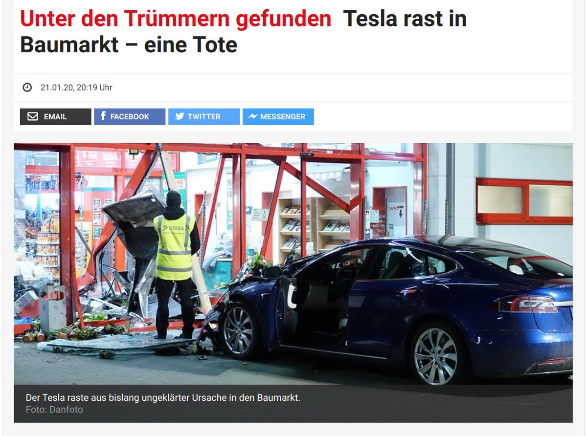 ton_aarts's tweet image. Tesla tweet van vandaag: Niks aan de hand mensen! #TeslaSuddenAccelerationIssues

En de 117e Tesla dode, zojuist in Duitsland

&apos;Toevallig&apos; weer een Tesla. Na ~1000 andere voorbeelden in mijn #TeslaFriday draadje al. Wat een &apos;toeval&apos;

Vraag voor de wasmachine: Wat klopt er niet?