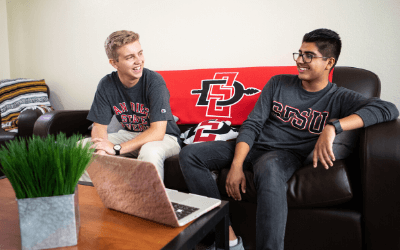 SDSUhousing's tweet photo. Welcome back everyone! Info sessions for our student leader positions resume tm, Jan 22nd. Applications are due Wed., Jan 29th! Visit our webpage for more info: https://t.co/JEKTmf6ouv #sdsuhousing #sdsu #sandiegostateuniversity https://t.co/WLJtFPuXuB https://t.co/bl4pZSRedd