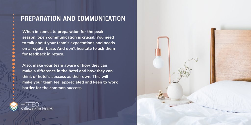 HoteoSoftware's tweet photo. Tips For The Successful Peak Season:
https://t.co/KMoa3ivtAl
#HOTEO #softwareforhotels #hoteosoftware #hotel #preparation https://t.co/AUGCDt8O74