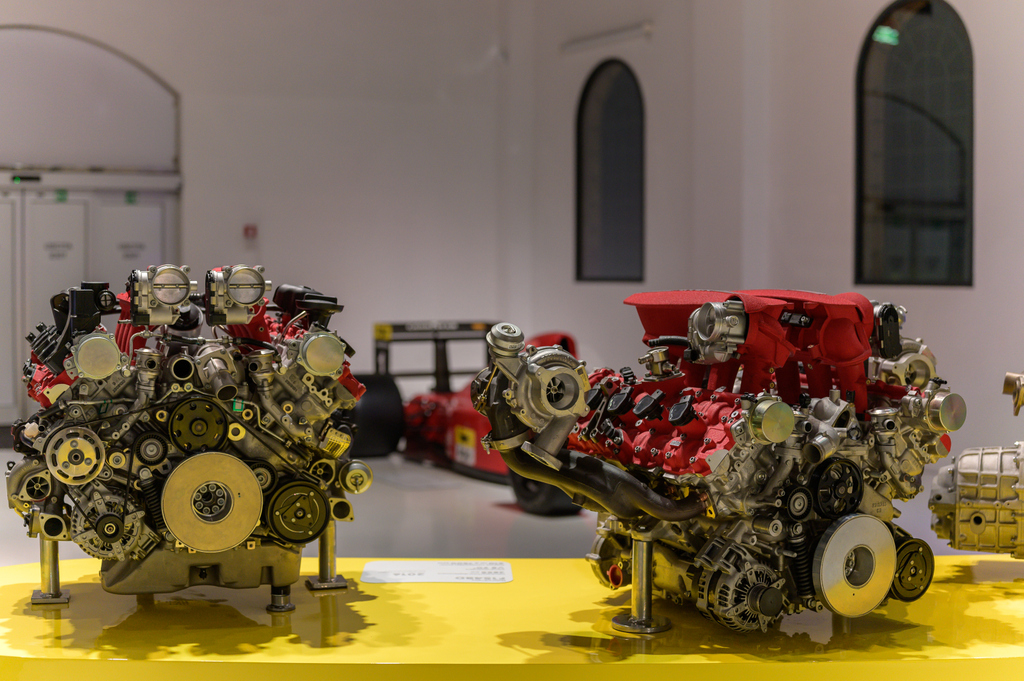 Auto_FORTLOC's tweet photo. Some of the prettiest engines you'll ever see. Take a video tour at https://t.co/2LPLeu6q8K #ferrari #enzoferrarimuseum #enginemuseum https://t.co/kf8qQ3P5qa
