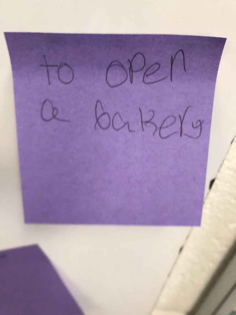 In honor of MLK Jr. Day yesterday, my students wrote down a dream they had!