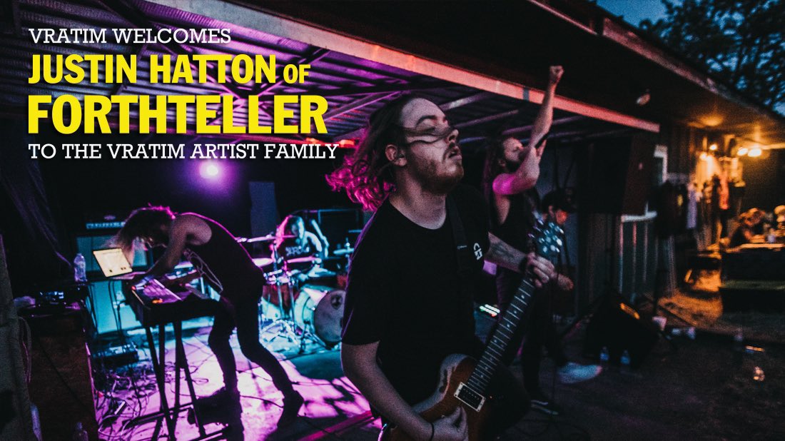forthtellerband's tweet photo. We are very excited to announce that @justin_fteller has joined the @Vratim family! Catch him wearing fresh kicks at a show near you this year. https://t.co/Kl62TA22G8