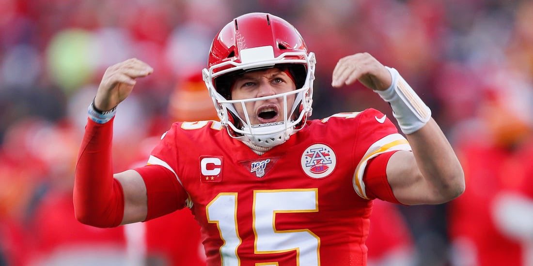 Dan Wetzel on X: 'Patrick Mahomes is the poster child for the multi-sport  athlete. Playing basketball and baseball didn't hinder him become a NFL  star, they were integral to it:    /