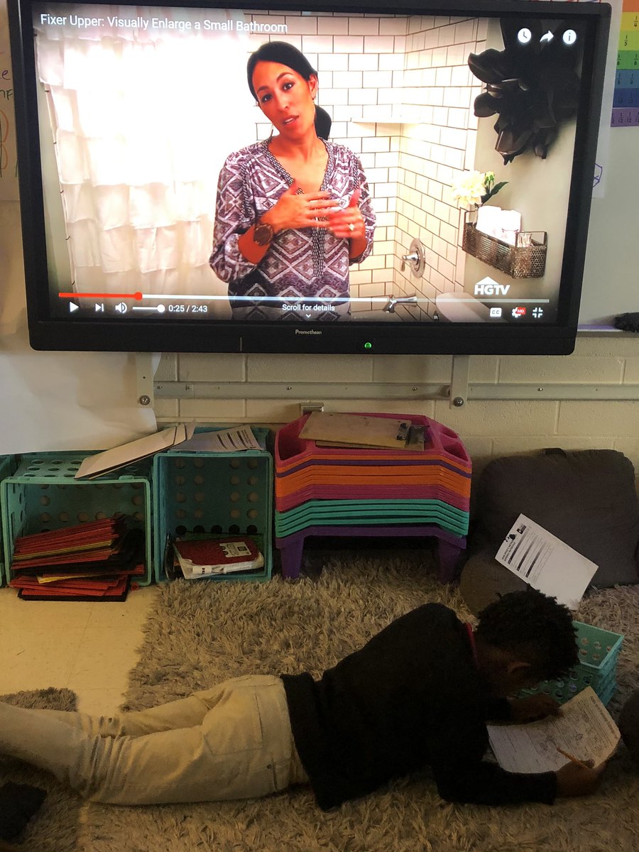 EdenChilton's tweet image. Love being able to use real world examples to find area and perimeter! @joannagaines is even making an appearance in our lesson today! #makingmathmatter @GoodmanES_AISD @AldineISD