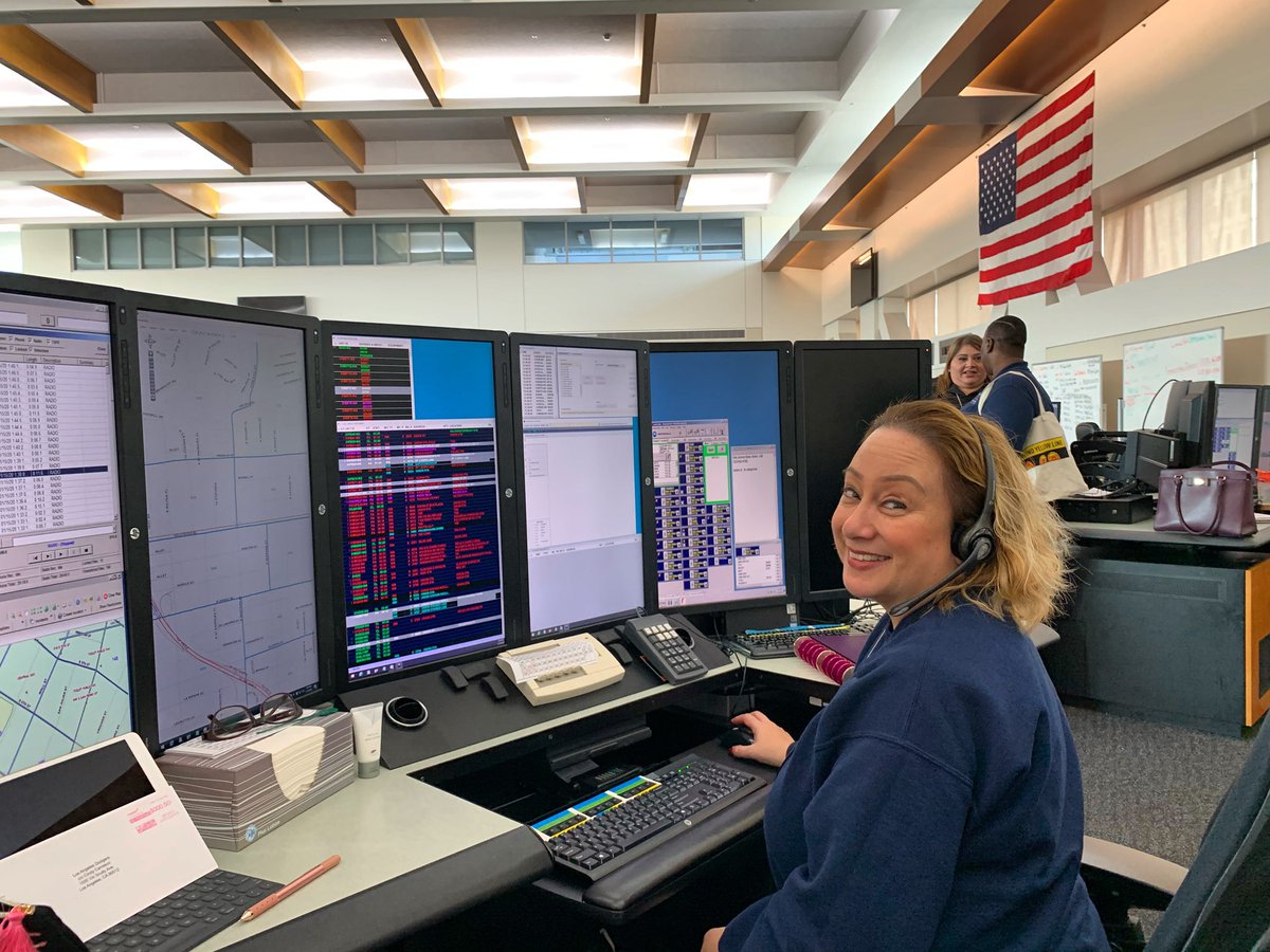 LAPDTransit's tweet photo. Our partners at #Communications do a thing called ‘Thank a Dispatcher Tuesday’ &amp; we wanted to send a huge thank you from #TSD -for dealing with our ever changing daily deployment of 200+ Officers across @metrolosangeles all hours of the day and night 💙  #AlwaysHeardNeverSeen https://t.co/Bco16BtCKV