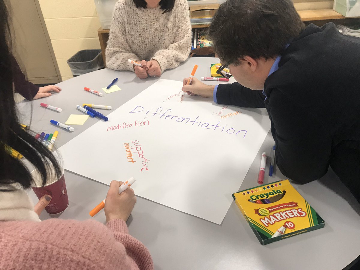dmammolito's tweet image. Using #makingmeaning #thinkingroutine to explore the idea of differentiating instruction for ALL learners @MichelleMaWalsh @donnadefreitas
