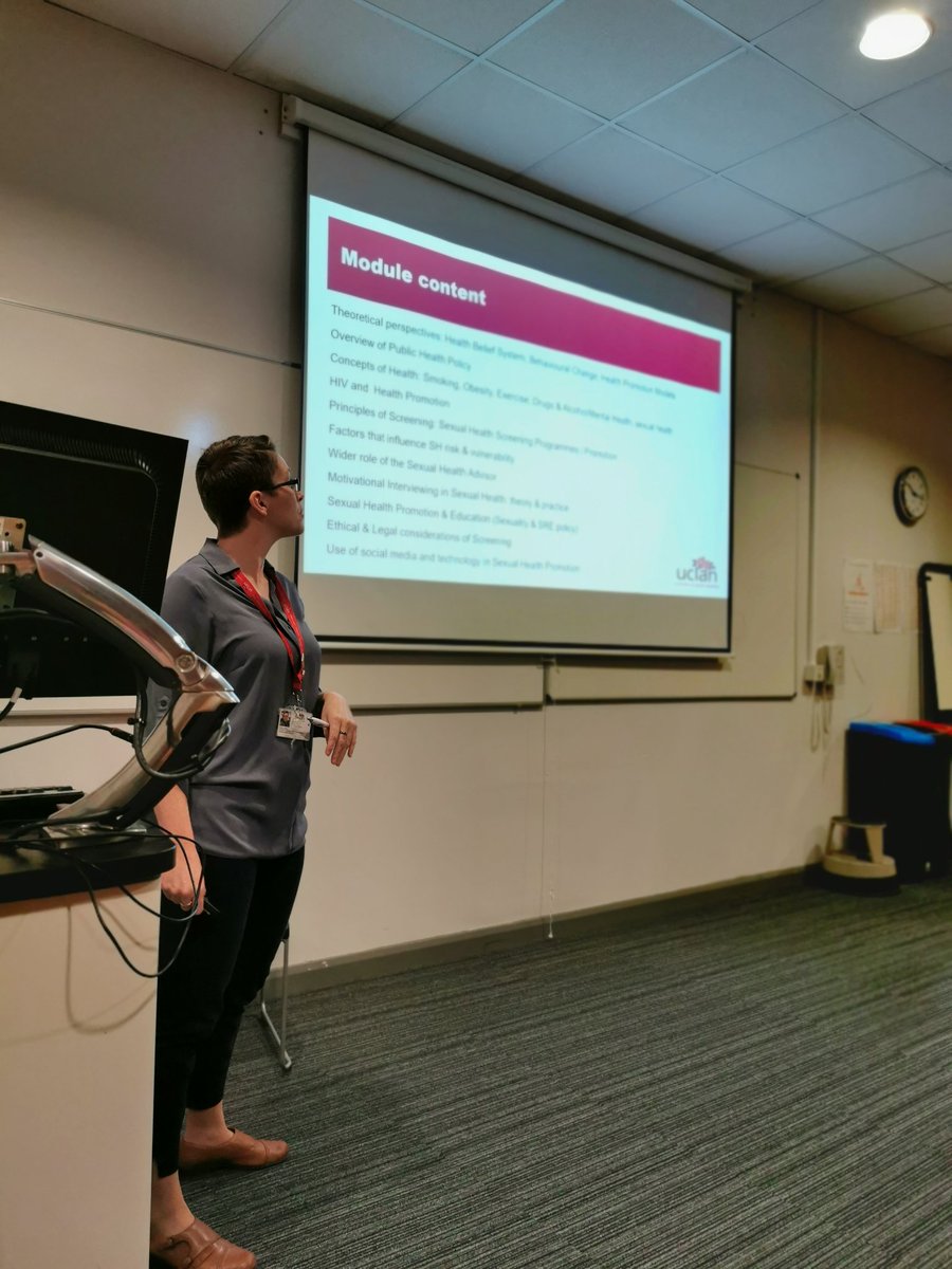wellymaps's tweet photo. @UCLanSH welcome to the team @SLLancs. You did a fabulous job delivering your first lecture as a module leader and as a new lecturer @UCLanHealth. Well done! #welcome #smashedit #sexualhealth
#uclan
#sexualhealthpromotion https://t.co/NJjyuylIUL