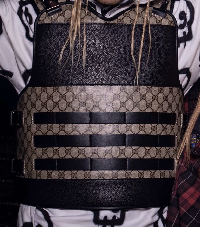 Sheron Barber on X: Custom @gucci plate carrier I made from a