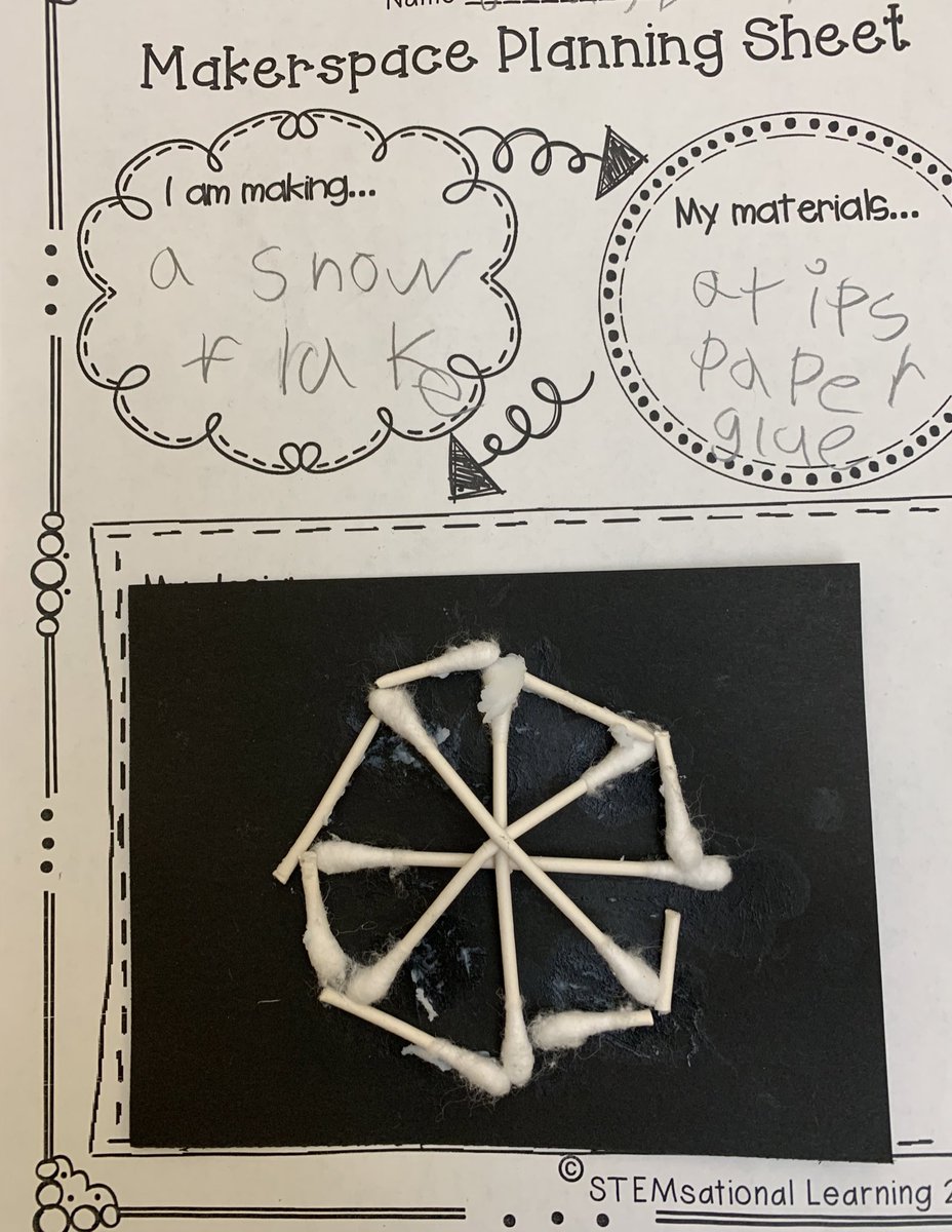plsweeney1's tweet photo. Love the way our 1st grade #WFEReaders created #STEM snowflakes after hearing the a Caldecott classic Snowflake Bentley. https://t.co/fmcoBwgio7
