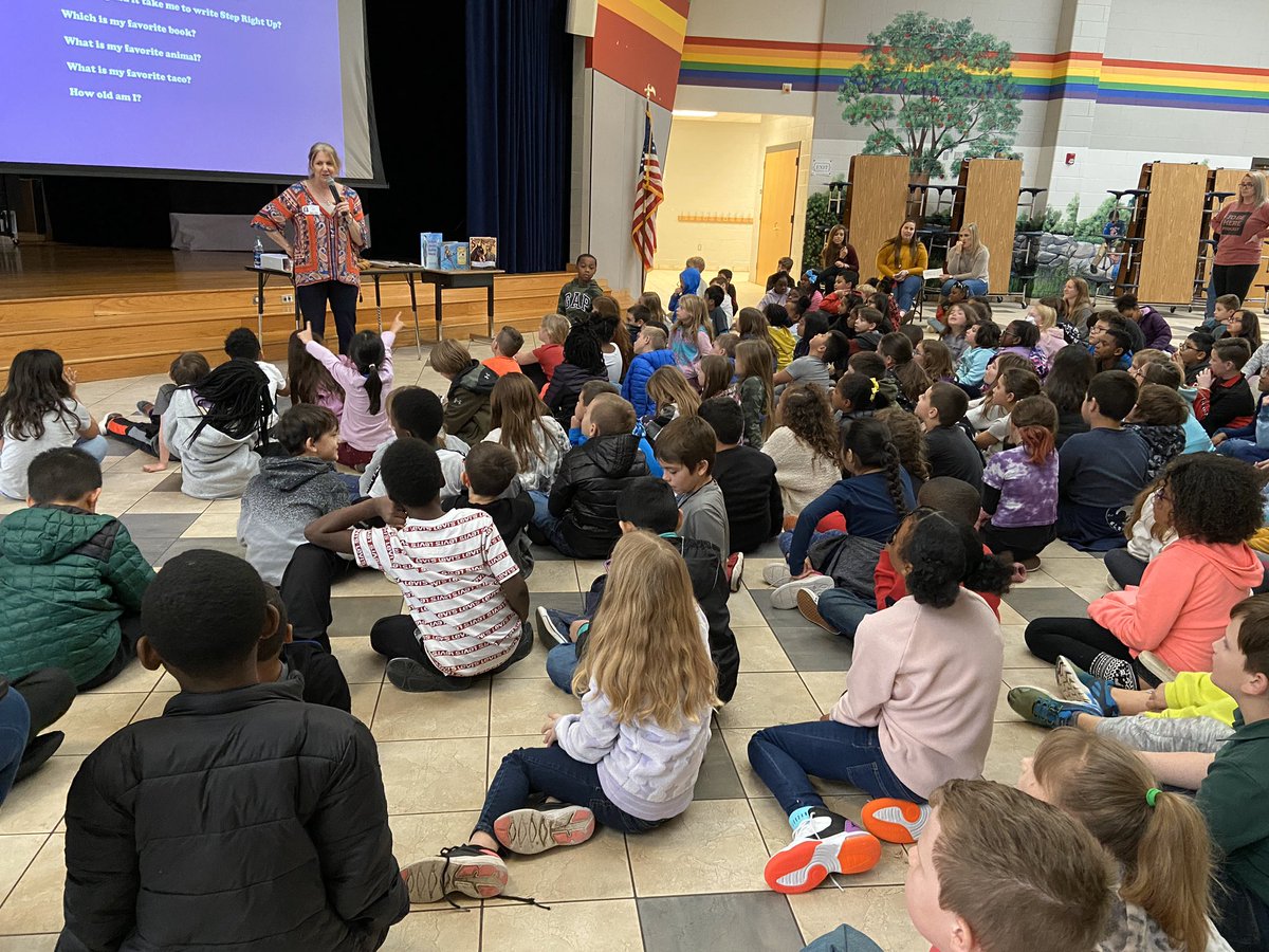 Thank you @donnajbbwrites for an amazing visit today about being an author and being kind! #mcneilelem #MISDliveskind
