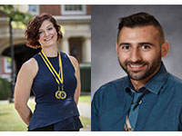 ETSU Researchers Elaine Loudermilk and Dr. Aaron Salwan are conducting studies on methods of keeping HIV-infected patients in adherence to their medication. If patients do not stick to their regimens, they risk an upturn in their HIV-related symptoms. 
bit.ly/2G85FzH