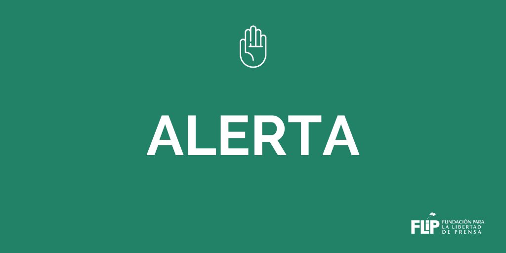 #AlertaFLIP | La FLIP rechaza la intimidación y obstrucción al trabajo periodístico de la que fueron víctimas tres periodistas de medios nacionales mientras cubrían la jornada de manifestaciones sobre la avenida Ferrocarril en la ciudad de Medellín. #Paro21E