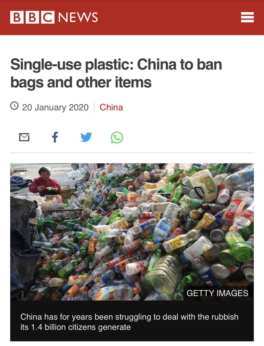 MrTrashWheel's tweet photo. Hip, hip, hooray! 🎉

China is banning all non-biodegradable bags in major cities by the end of 2020 and across the country by 2022! https://t.co/jSSHazeFYA
