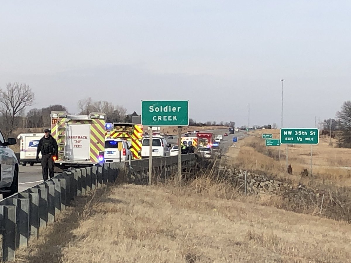 Crews have pulled one person from a car that crashed into Soldier Creek off highway 70. They are still investigating the scene to see if others were in the vehicle.