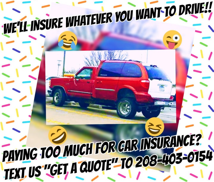 Jessica52243146's tweet image. We'll insure... WHATEVER you want to Drive!! Paying too much for car insurance?? Text us "Get a Quote" to 208-403-0154 and start saving now! #insurance #carinsurance #getaquote #insure #savings #saving  #drive
