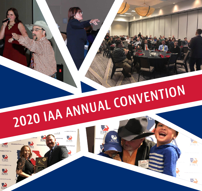 IAAuctioneers's tweet photo. Just a sneak peek at our 2020 Annual Convention program! We'll have #RealEstate continuing education credits on Thurs 1/23 and Fri 1/24. And don't forget, we are hosting our preliminaries and finals for the 2020 Iowa State Champion Auctioneer contest on Saturday 1/25. Be there! https://t.co/gPAsPBIo9n