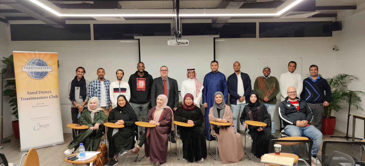 SanddunesTM's tweet photo. The family of Sand Dunes with Dr. Samer Sowidan
#UpbeatConsult #SandDunes #Toastmaster #Club #Public #Speaking #Leadership #coREACH #sponsorship https://t.co/t7C64zKz6x
