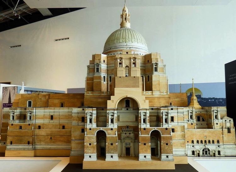 The great model of Lutyens' Liverpool Catholic Cathedral (1930-58), only the crypt of which was ever completed, and one of the greatest and mostt inventive of classical compositions of all time...