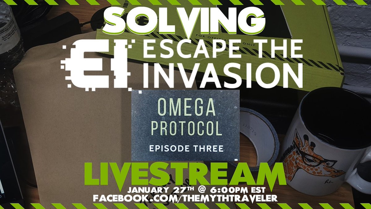 TheMythTraveler's tweet photo. It's happening.
Unboxing tomorrow!
#EscapeTheInvasion #EarthBreak #sciencefiction #aliens #HuntAKiller https://t.co/KJ124uBSc6