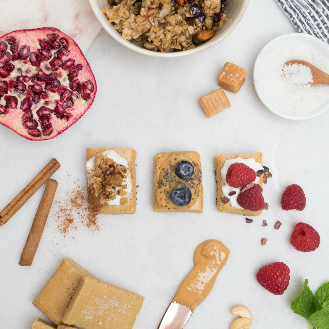 perfectbar's tweet photo. Using Salted Caramel Perfect Bar as a base still counts as a #ToastTuesday, right? #AskingForAFriend #NoToast https://t.co/UZv4CgR39v