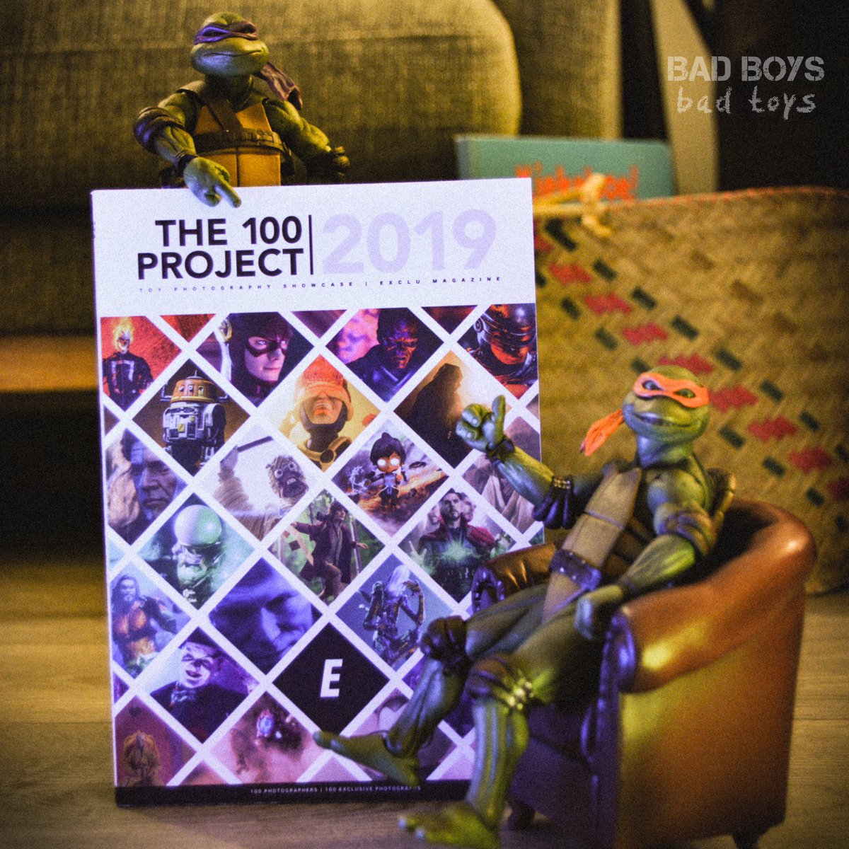 BadBoys_BadToys's tweet photo. Just got #The100Project from @ExcluMagazine ! You should have a look too ! #turtletuesday #turtlepower #toyphoto #toyphotofrenchforce https://t.co/jxNGcosS9J