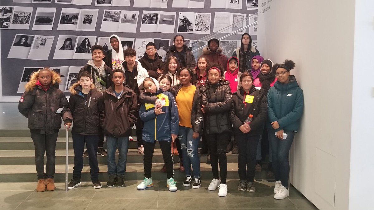 IS27Library1's tweet photo. @IS27Prall Curator Crew visits MoMA today to inspire the creation of end of year #HistoryByDesign Project. https://t.co/46P3QwP1uy