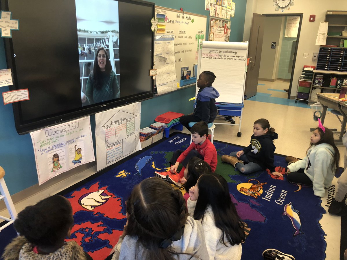 ToorificTeacher's tweet photo. Listening to a PSA from our very own @tressakinahan this morning! #2020designchallenge https://t.co/YyIi0VmGLS