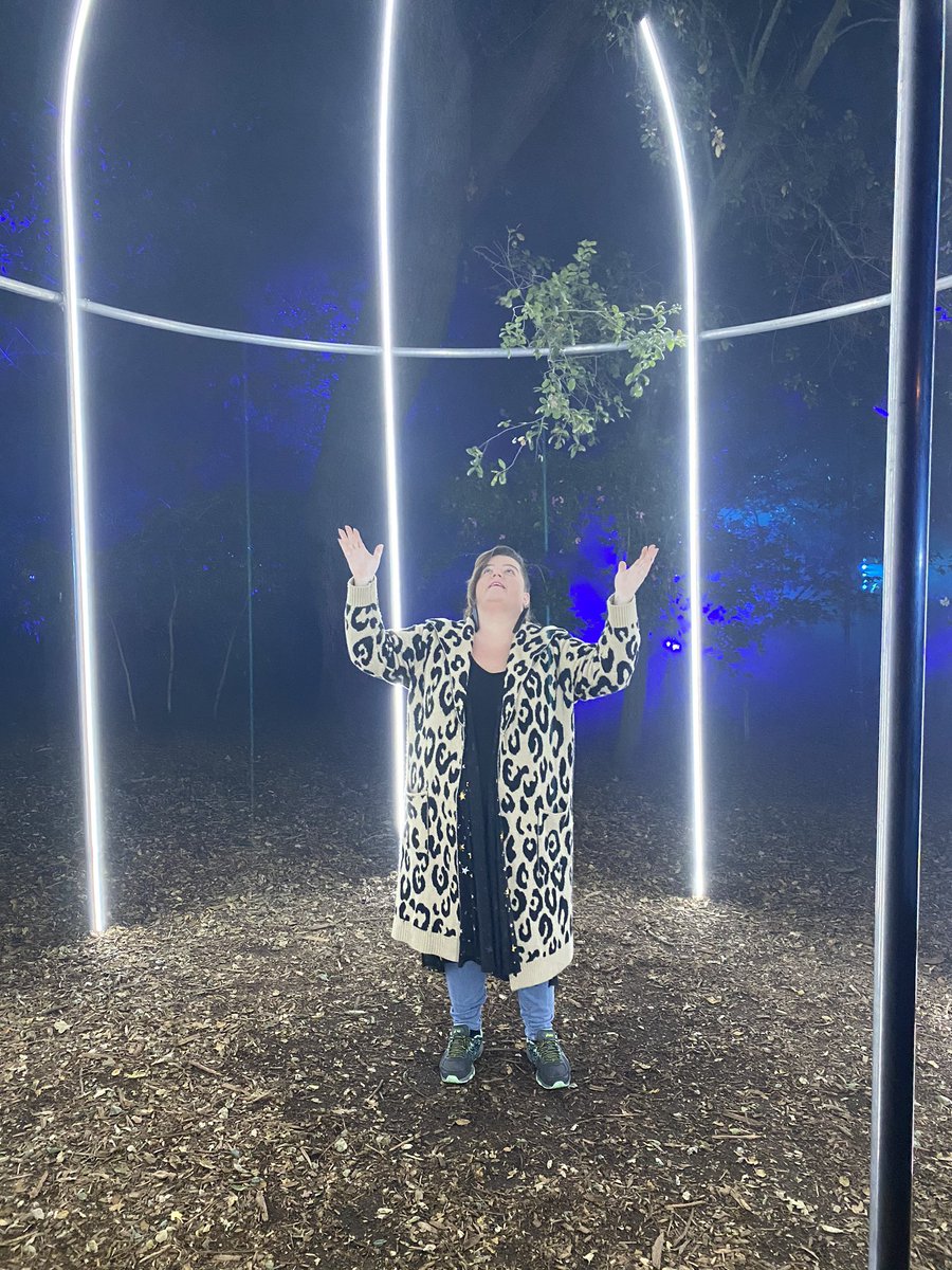 JessWellington2's tweet image. Went to the enchanted forest with @RosaleeMayeux and now I’m GOD! That is all. 
#enchantedforest 
#forestoflights #funlights #iamgod #goddess #brash #liarsclub #muffsaid