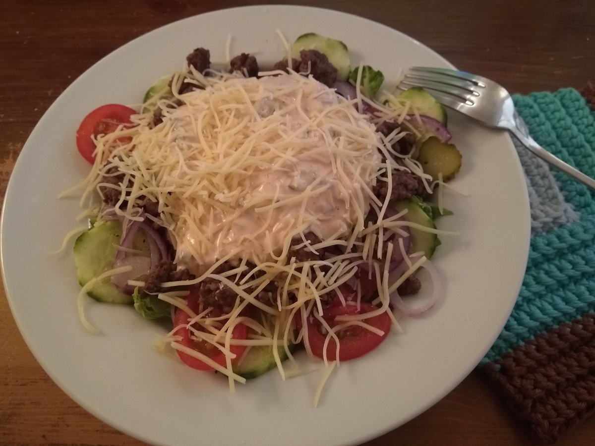 Man findet sehr wohl Freunde mit Salat!