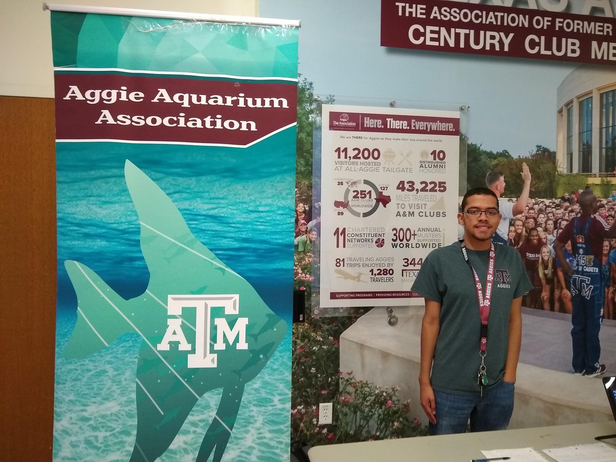 wfsctamu's tweet photo. #WFSC student organizations, @aggieaquarium and TAMU Chapter of the Society for Conservation Biology, participated in the spring MSC Open House. https://t.co/cuMTGABVta