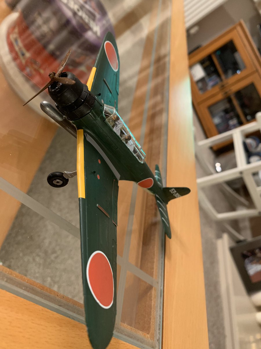 PhilGrimley's tweet image. And she’s done! I’m pretty happy with her. That green is lovely after three coats. I reckon I’ve learnt a lot too. Always things to improve but I reckon this is actually the first @Airfix kit I’ve ever actually completed! #MakeToLearn #MakersHour