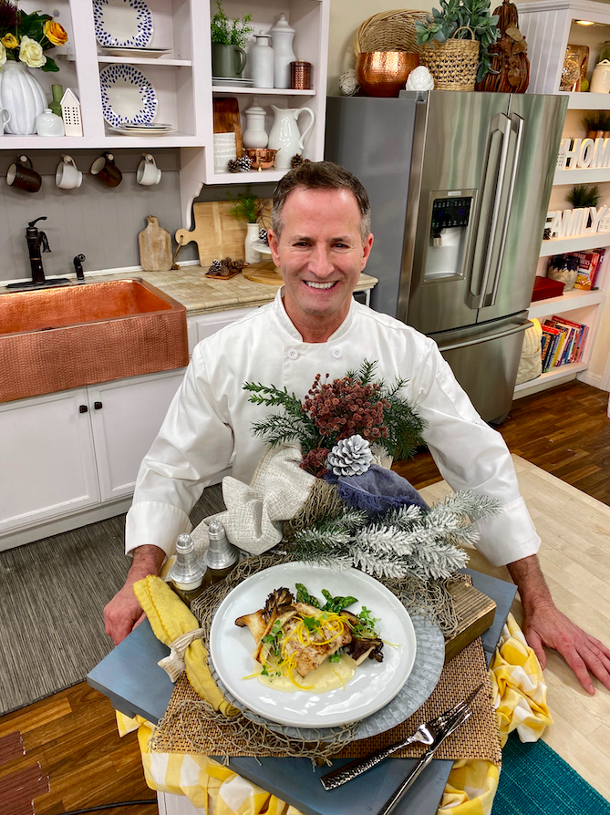 CateringCrumble's tweet photo. Our very own @chefwaynela is on set today at @HomeandFamilyTV. Wanna know what dish will he be making? Stay tuned tomorrow 10am ET/PT and 9am CT on @hallmarkchannel! https://t.co/CwmMrMEYGX