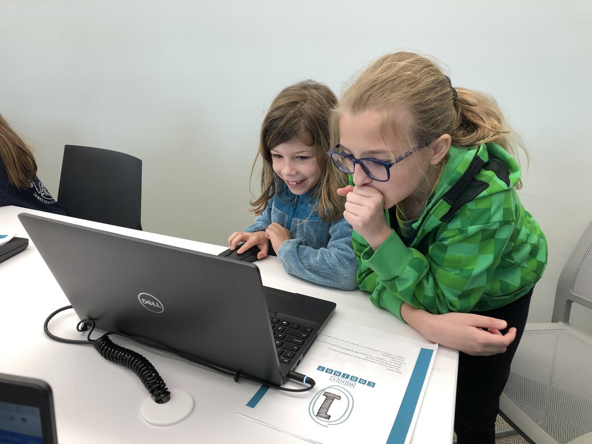 MayciCHS's tweet photo. What I learned today: if you teach preteen girls to code an animated cat meowing, you will hear that meow about 10000x in a row π they are having a blast at #YGirlsCode π©βπ» #ChsReads @ChasCoLibrary #GirlsWhoCode #WomenInSTEM @YWCAUSA https://t.co/QmMKWHO7DI
