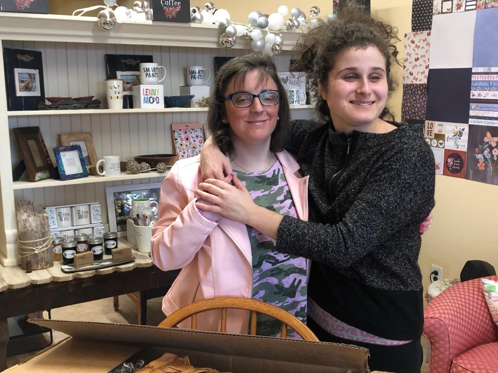 OurCoffeeWCause's tweet photo. Young adults with disabilities working 
@becauseboutique https://t.co/ciSlOtqEAS
