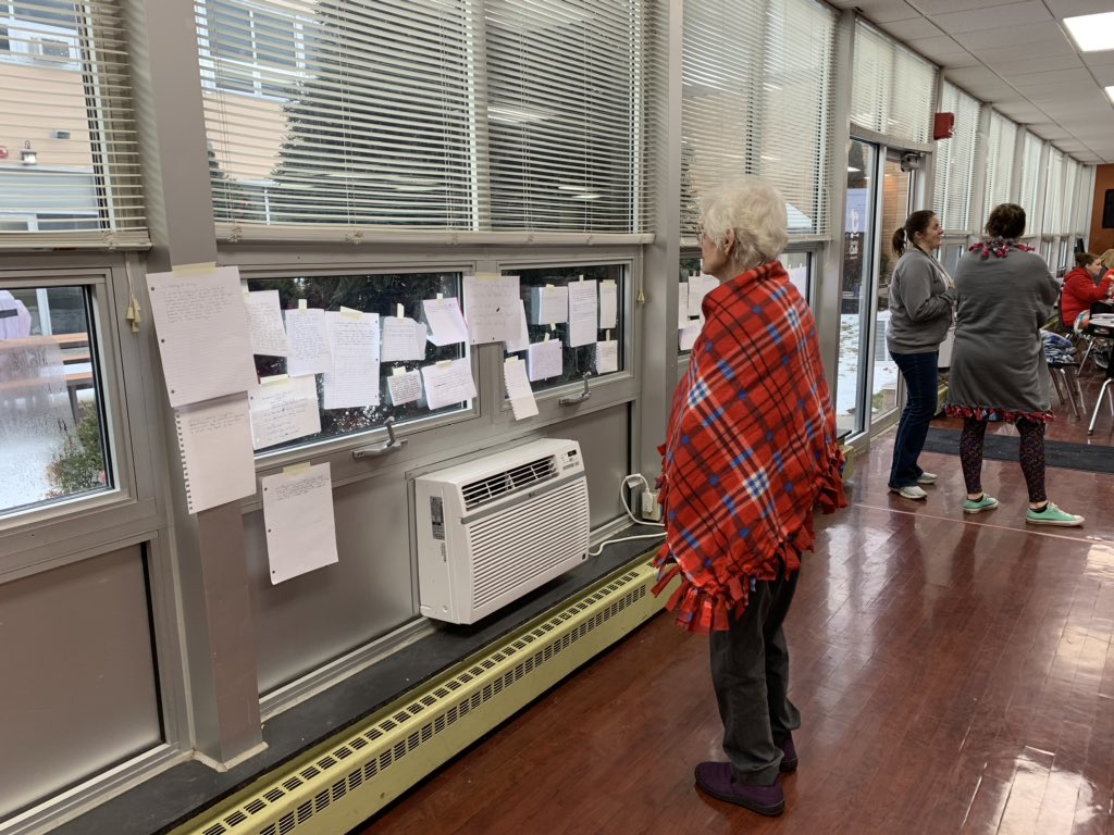 LoriBolone's tweet photo. Nothing better than a silent room filled with writing! Deconstructing and honing our writing beliefs. #cardinalstritch #lboloneliteracy #esclewliteracy https://t.co/pU88BqoVe4