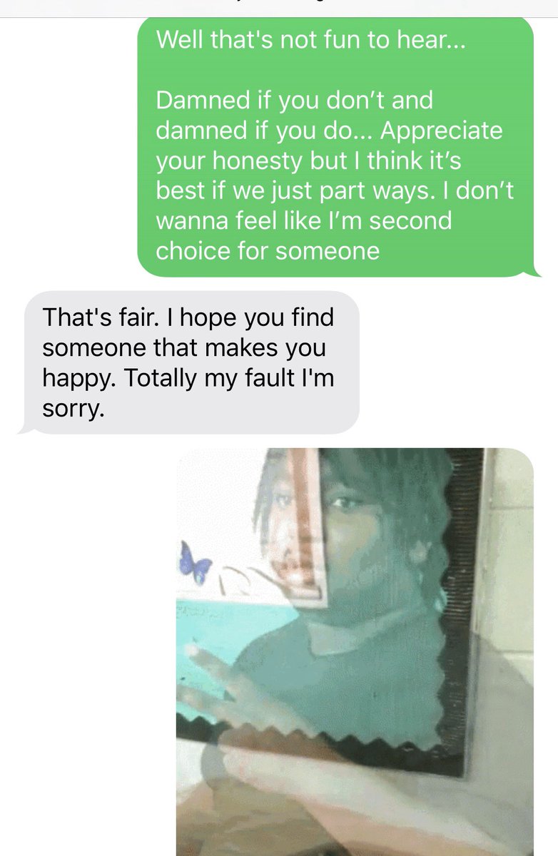 superfunkaytay's tweet photo. He just canceled our date and responded later with this. Ugh dating is hard haha #SingleForever https://t.co/6GmKVC69F1