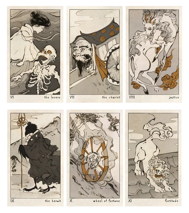 yokai tarot cards - will be posting a batch daily!

(pt 2/16) 