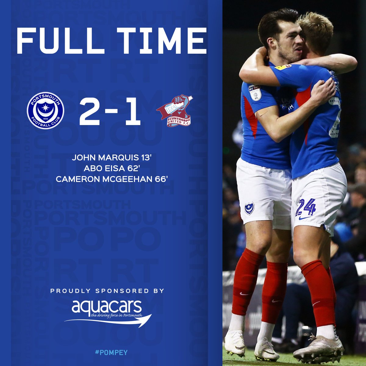 Portsmouth FC tweet media