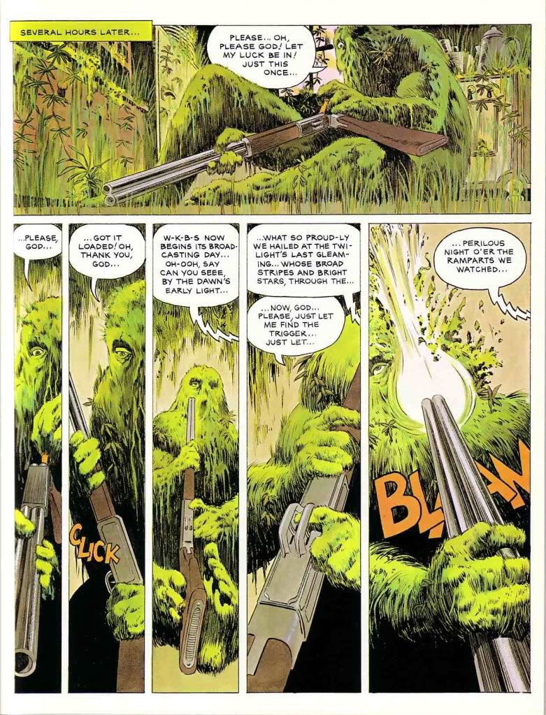 Creepshow by Stephen King and Bernie Wrightson - I don't know what happened but the writing in here is really lackluster. Everything that made the movie great just falls flat in here because of the poor writing. Wrightson's art is amazing though.