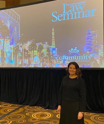 WinsteadPC's tweet photo. Attorney Jennifer Martin attended the Annual Law Seminar hosted by the Community Associations Institute, a trade organization for condominium, mixed use, and planned communities. The event is attended by over 600 attorneys specializing in common interest #developmentlaw. https://t.co/EssSiuHHgl