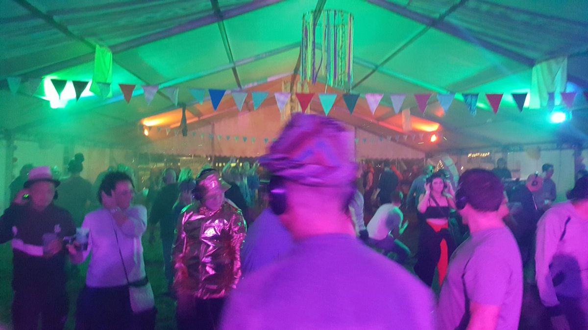 SevernSoundsFes's tweet photo. 'Headphone Silent Disco' - for one night only on the #severnsounds stage @MelloFestival  
Friday night 10pm-1am!  £10 cash refundable deposit - don't miss out 🎧 🎧 🎧 Earlybird tickets on sale until 30th Jan 2020 😎 https://t.co/6XZAYAmEC3