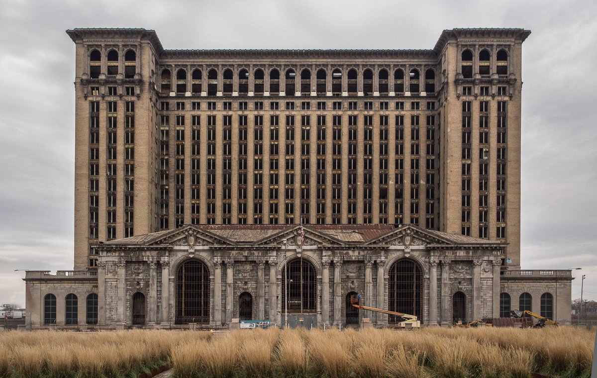 Michigan Central Station, Detroit, Reed and Stem, Warren and Wetmore, 1914