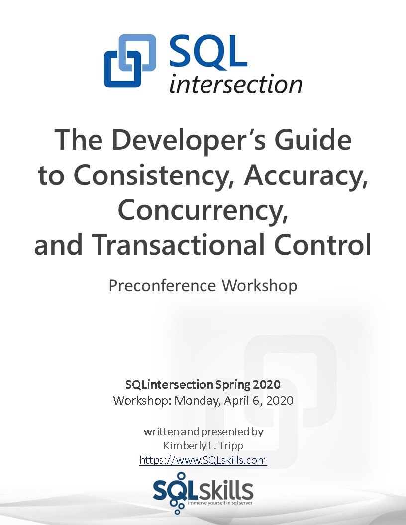 KimberlyLTripp's tweet image. Excited for #SQLintersection in Orlando, FL - April 5-10, 2020
Check out #SQLServer full-day, workshops Monday, April 6th from
@PaulRandal
@tradney & @dpless
@KimberlyLTripp
We hope 2cu there!
Add workshop package: bit.ly/SQL_Spring_202…
Register: sqlintersection.com/#!/register?ut…