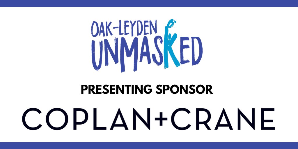 Oak-Leyden (@oakleyden) on Twitter photo Oak-Leyden Unmasked is proudly presented by <a href="/coplancrane/">Coplan + Crane</a>! Their support will help make our annual event an unforgettable experience. Grab tickets to Oak-Leyden Unmasked now at unmasked2020.givesmart.com! Oak-Leyden Unmasked is proudly presented by <a href="/coplancrane/">Coplan + Crane</a>! Their support will help make our annual event an unforgettable experience. Grab tickets to Oak-Leyden Unmasked now at unmasked2020.givesmart.com!