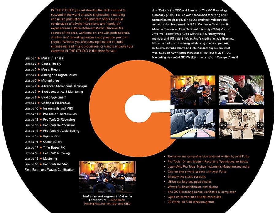 ocrecording's tweet photo. 20% off #INTHESTUDIO w/ @asaffulks tuition til the end of January! Learn professional #audioengineering and #musicproduction one-on-one using #ProTools, #WavesAudio and NI in our industry leading studios. Available worldwide. Apply and learn more at https://t.co/mzEi3YdhQb https://t.co/e58P5NuGMy