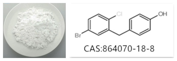 dingminpharma's tweet photo. “CAS No.:864070-18-8
Other Names:4-[(5-Bromo-2-chlorophenyl)methyl]phenol
MF:C13H10BrClO
Type:
Agrochemical Intermediates, Dyestuff Intermediates, Flavor &amp; Fragrance Intermediates, Pharmaceutical Intermediates, Syntheses Material Intermediates, 864070-18-8
Purity:99.0% Min https://t.co/n7CHOEgWgX